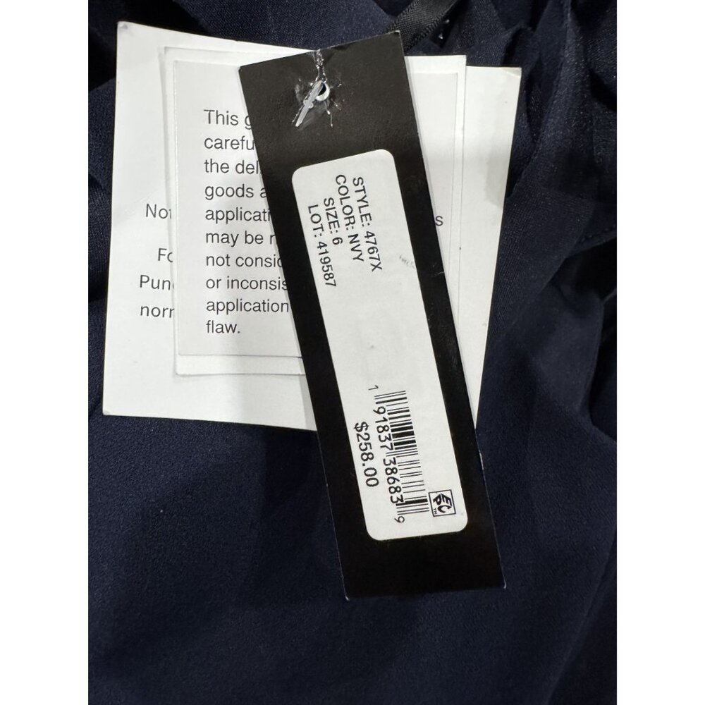 XSCAPE Women Navy Blue Gown 6 - Picture 5 of 5